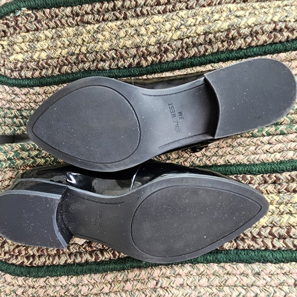 Nine West Nyessa Black Patent Pointed Toe Oxford-Size 8M - Picture 4 of 8